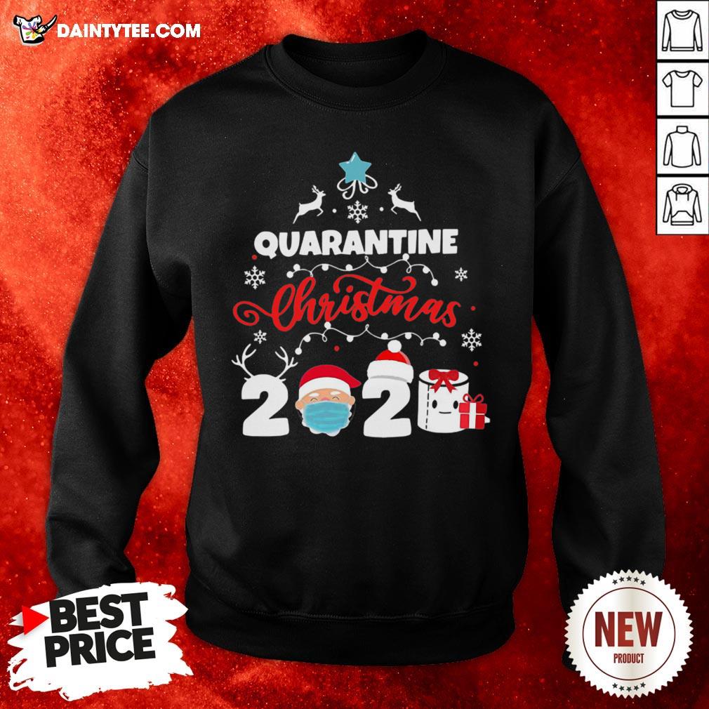 Awesome Xmas Quarantine Christmas 2020 Social Distancing Christmas Shirt