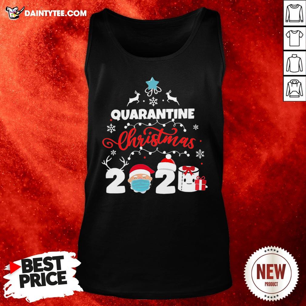 Awesome Xmas Quarantine Christmas 2020 Social Distancing Christmas Shirt
