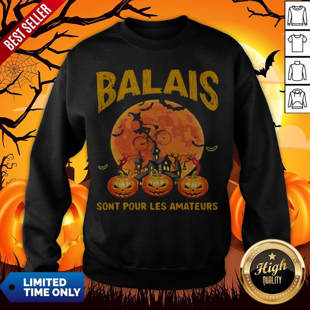 Balais Sont Pour Les Amateurs Lady Pumpkin Halloween Shirt