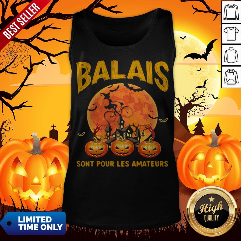 Balais Sont Pour Les Amateurs Lady Pumpkin Halloween Shirt