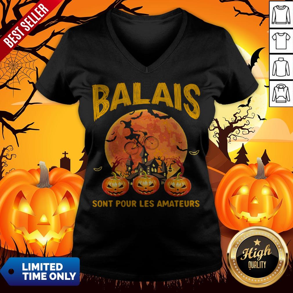 Balais Sont Pour Les Amateurs Lady Pumpkin Halloween Shirt