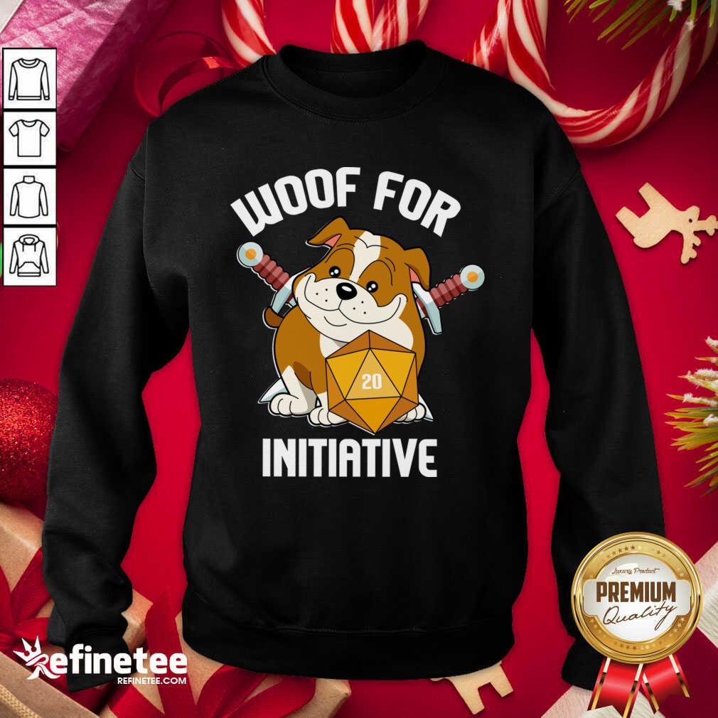 Beautiful Woof For Initiative Bulldog D20 Shirt