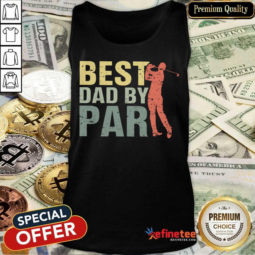 Best Dad By Par Golf Vintage Shirt