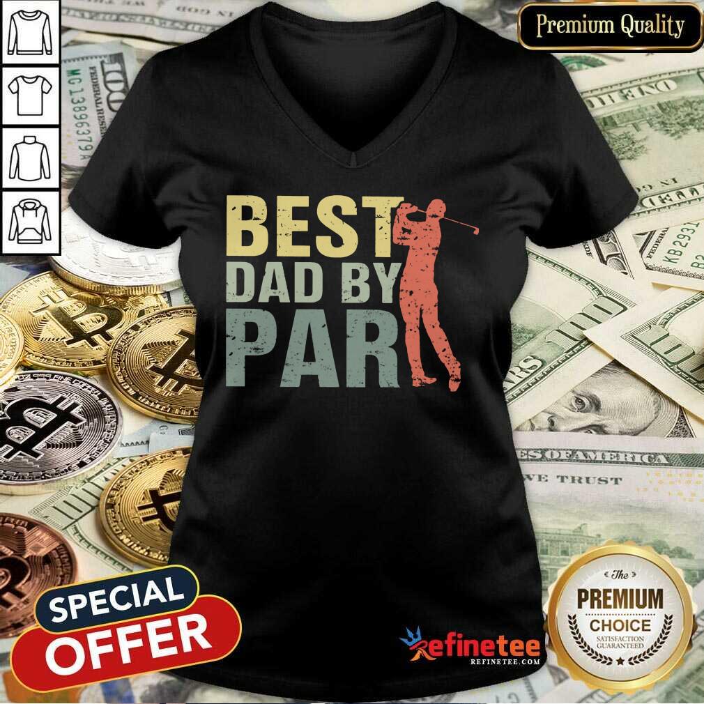 Best Dad By Par Golf Vintage Shirt