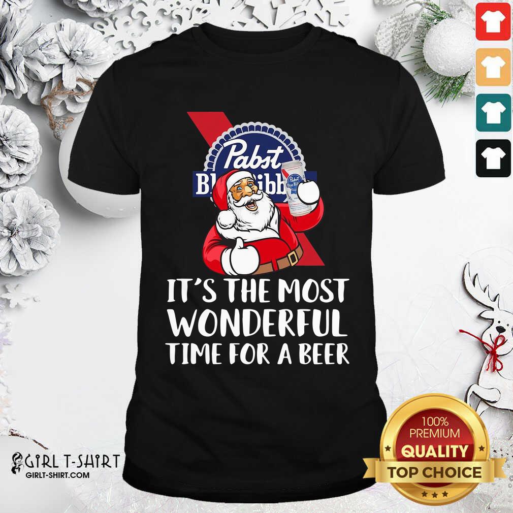 Better Pabst Blue Ribbon It’s The Most Wonderful Time For A Beer Shirt