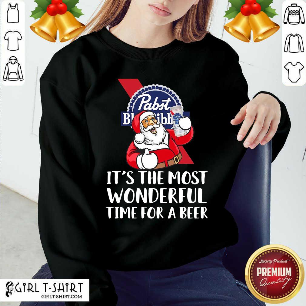 Better Pabst Blue Ribbon It’s The Most Wonderful Time For A Beer Shirt