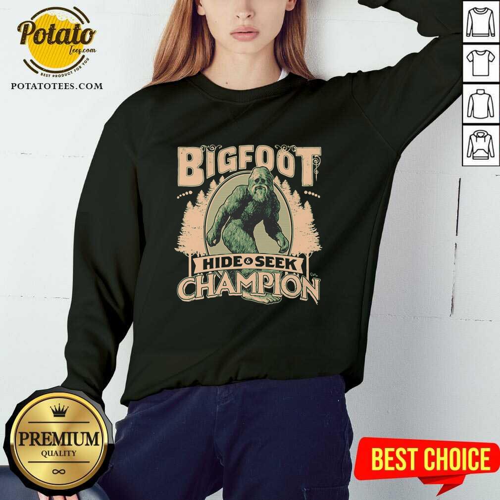 Bigfoot Hide And Seek Champion Shirt