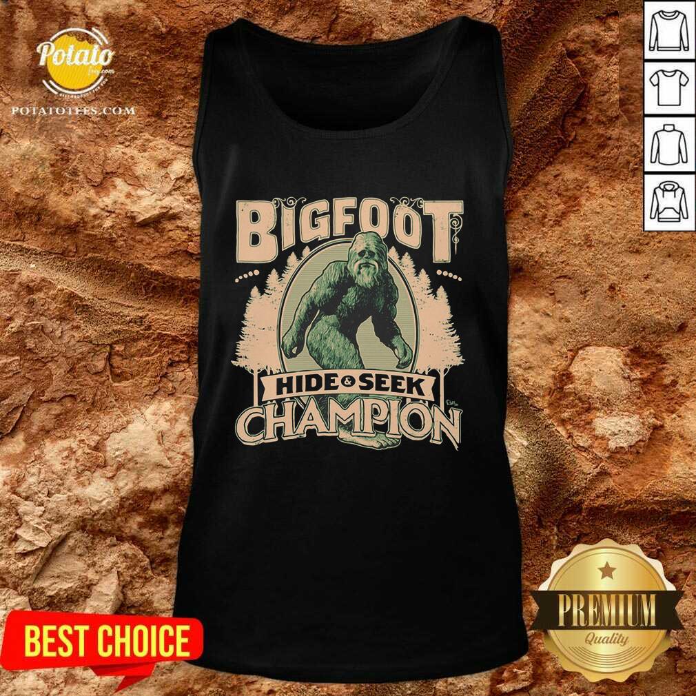 Bigfoot Hide And Seek Champion Shirt