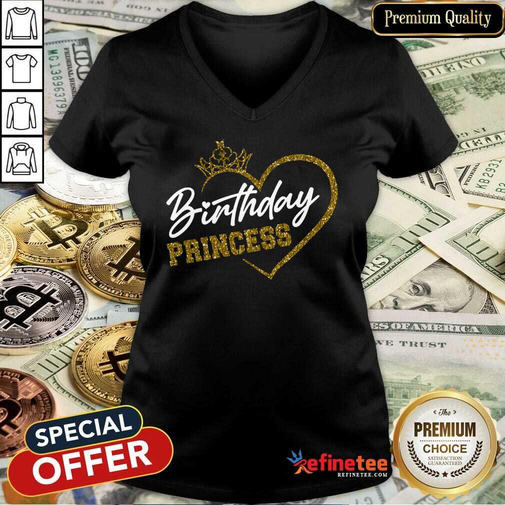 Birthday Princess Heart Shirt