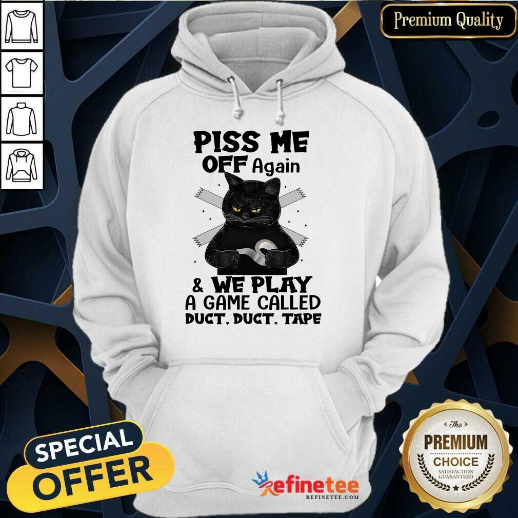 Black Cat Play A Game Called Duct Duct Tape Shirt