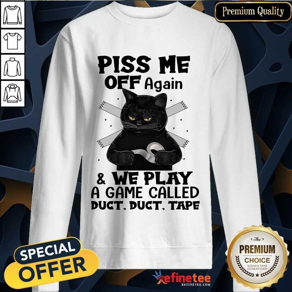 Black Cat Play A Game Called Duct Duct Tape Shirt