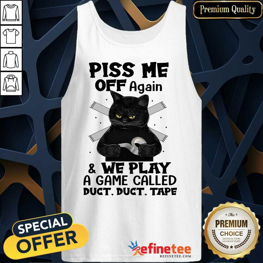 Black Cat Play A Game Called Duct Duct Tape Shirt