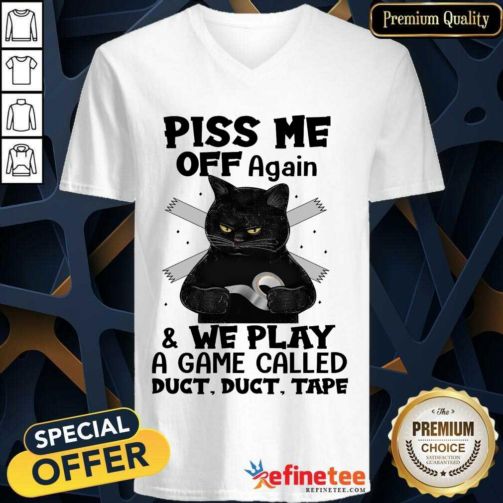 Black Cat Play A Game Called Duct Duct Tape Shirt