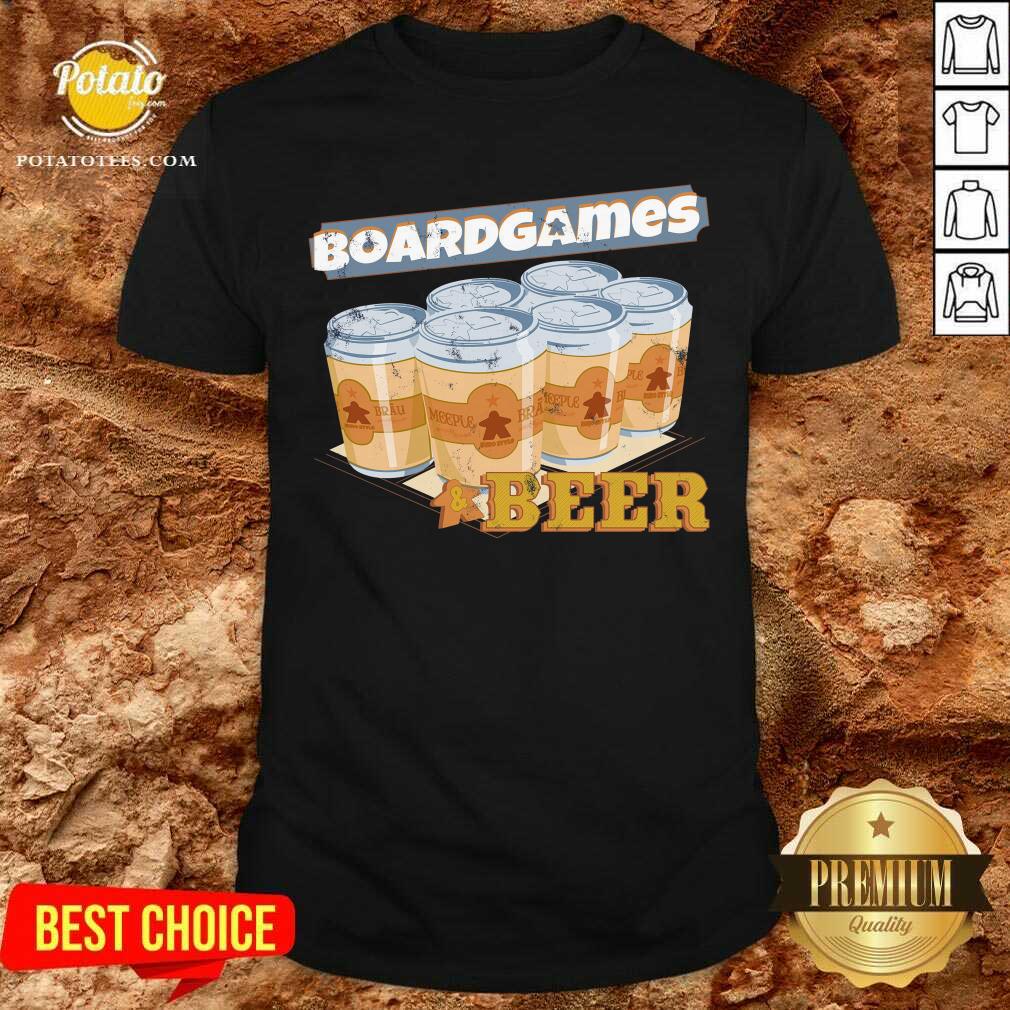 Board Games Beer Shirt