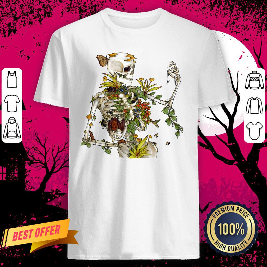 Bones And Botany Day Of The Dead Dia De Muertos Shirt