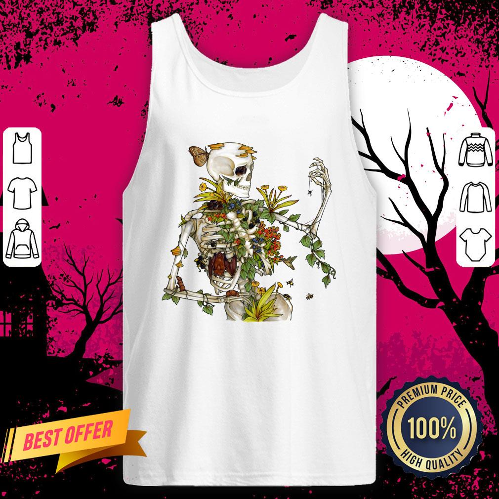 Bones And Botany Day Of The Dead Dia De Muertos Shirt