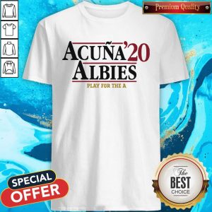Official Acuna '20 Albies Play For The A Shirt