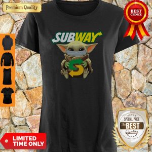 Star Wars Baby Yoda Mask Subway I Can’t Stay At Home COVID-19 Shirt