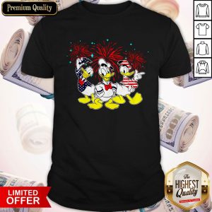 Donald Duck Happy The 4th Of July Merica American Flag Independence Day Shirt
