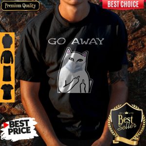Cat White Mask Go Away Shirt