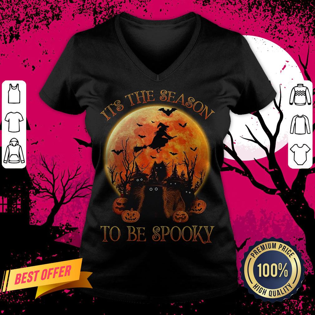 Cat It's The Season To Be Spooky Halloween Shirt