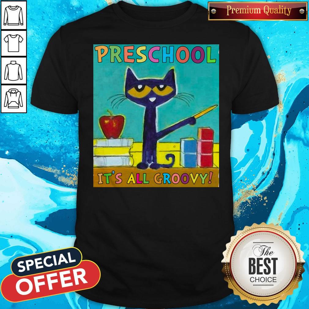 Cat Preschool It's All Groovy Shirt