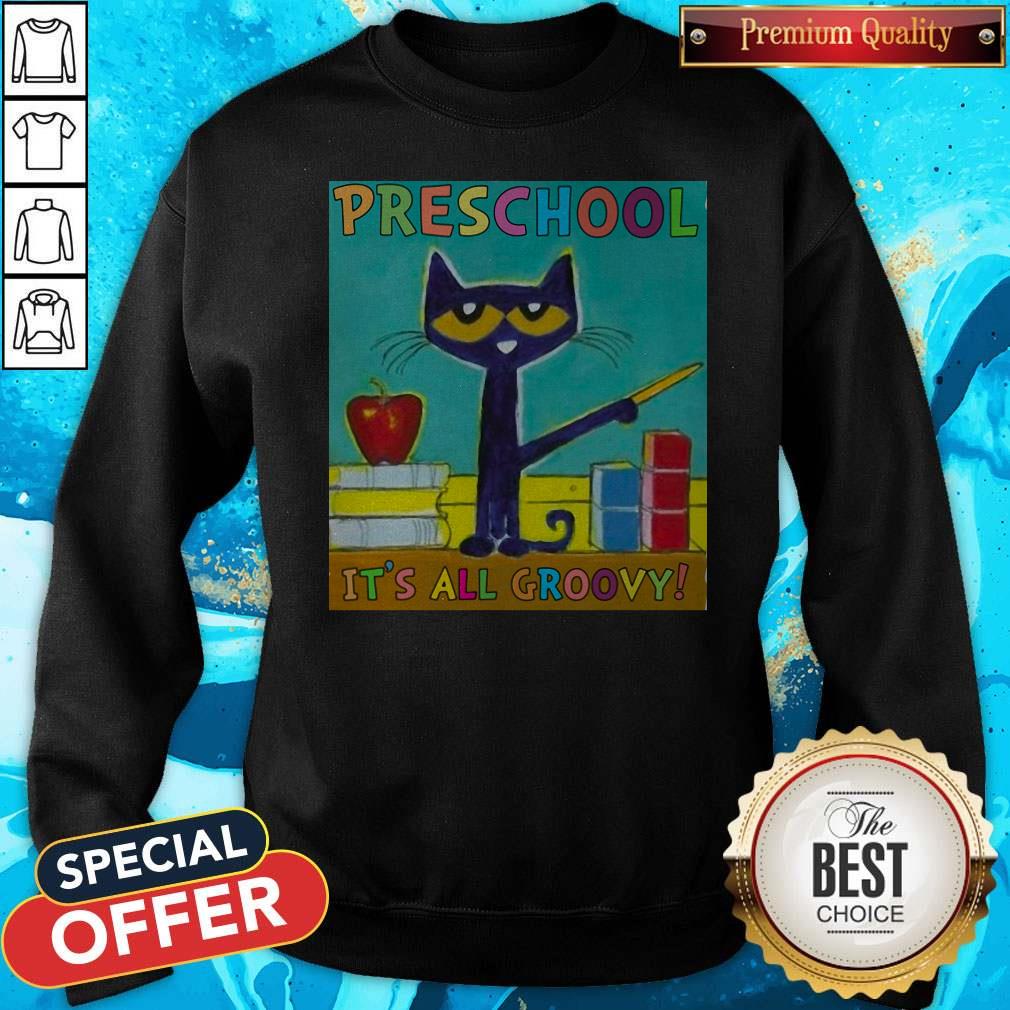 Cat Preschool It's All Groovy Shirt