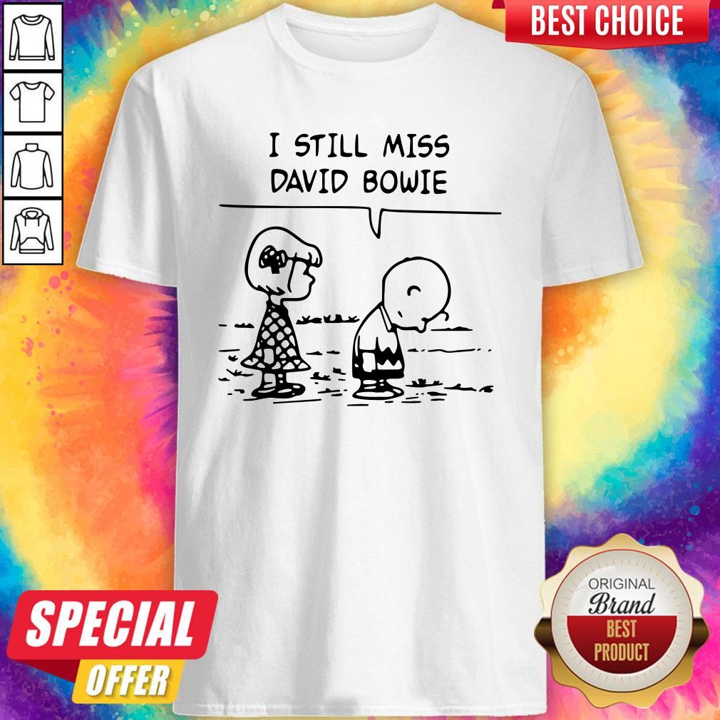 Charlie Brown I Still Miss David Bowie Shirt