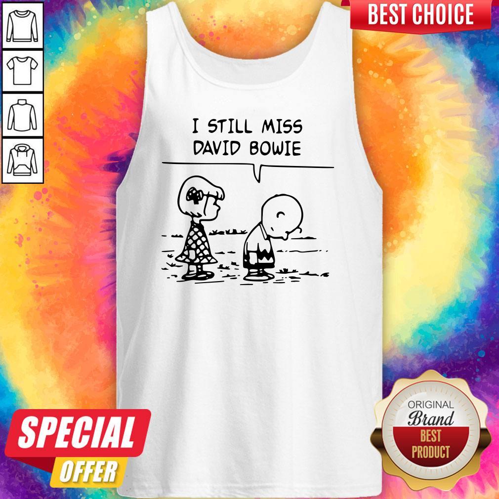 Charlie Brown I Still Miss David Bowie Shirt