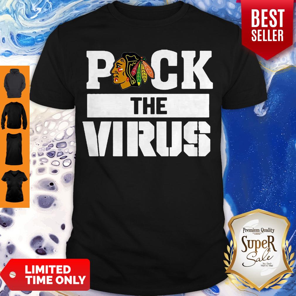 Chicago Blackhawks Puck The Virus Shirt