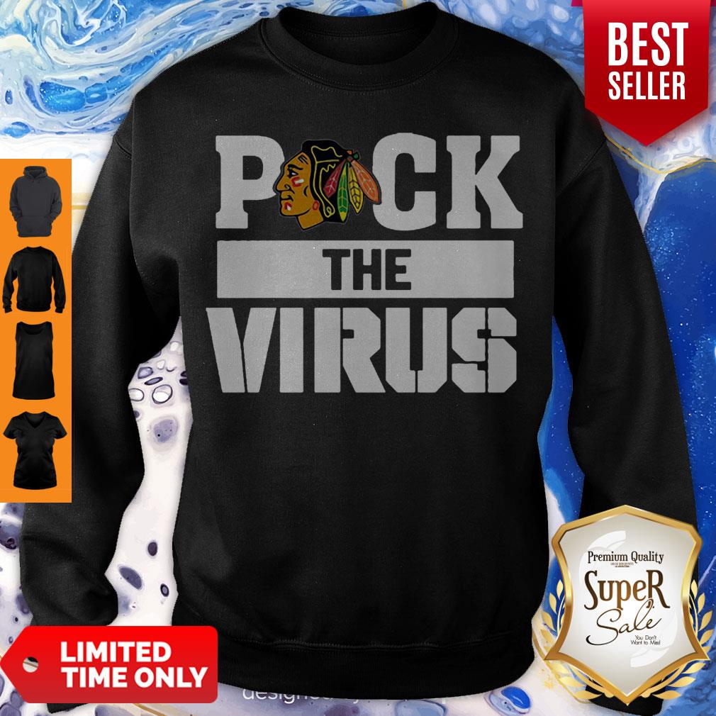 Chicago Blackhawks Puck The Virus Shirt