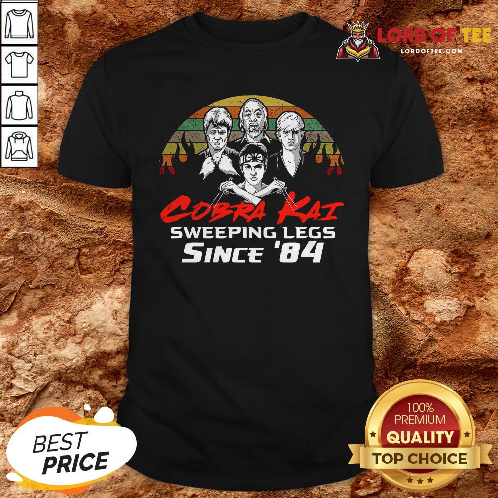 Cobra Kai Sweeping Legs Since ’84 Vintage Shirt