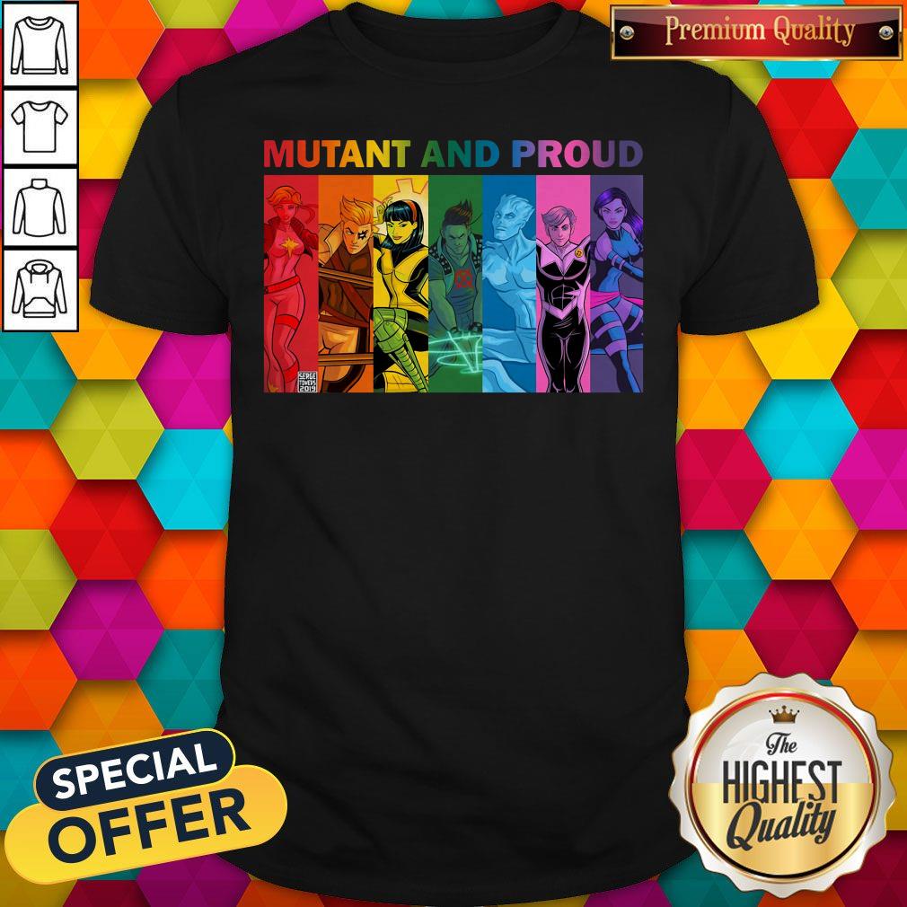 Cool Lgbt Mutant And Proud Pin On Xmen Shirt