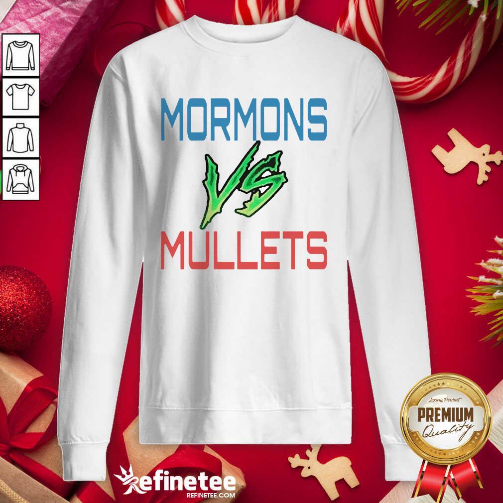Cool Mormons Vs Mullets Shirt