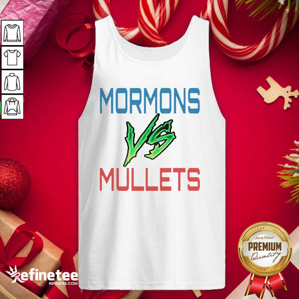 Cool Mormons Vs Mullets Shirt