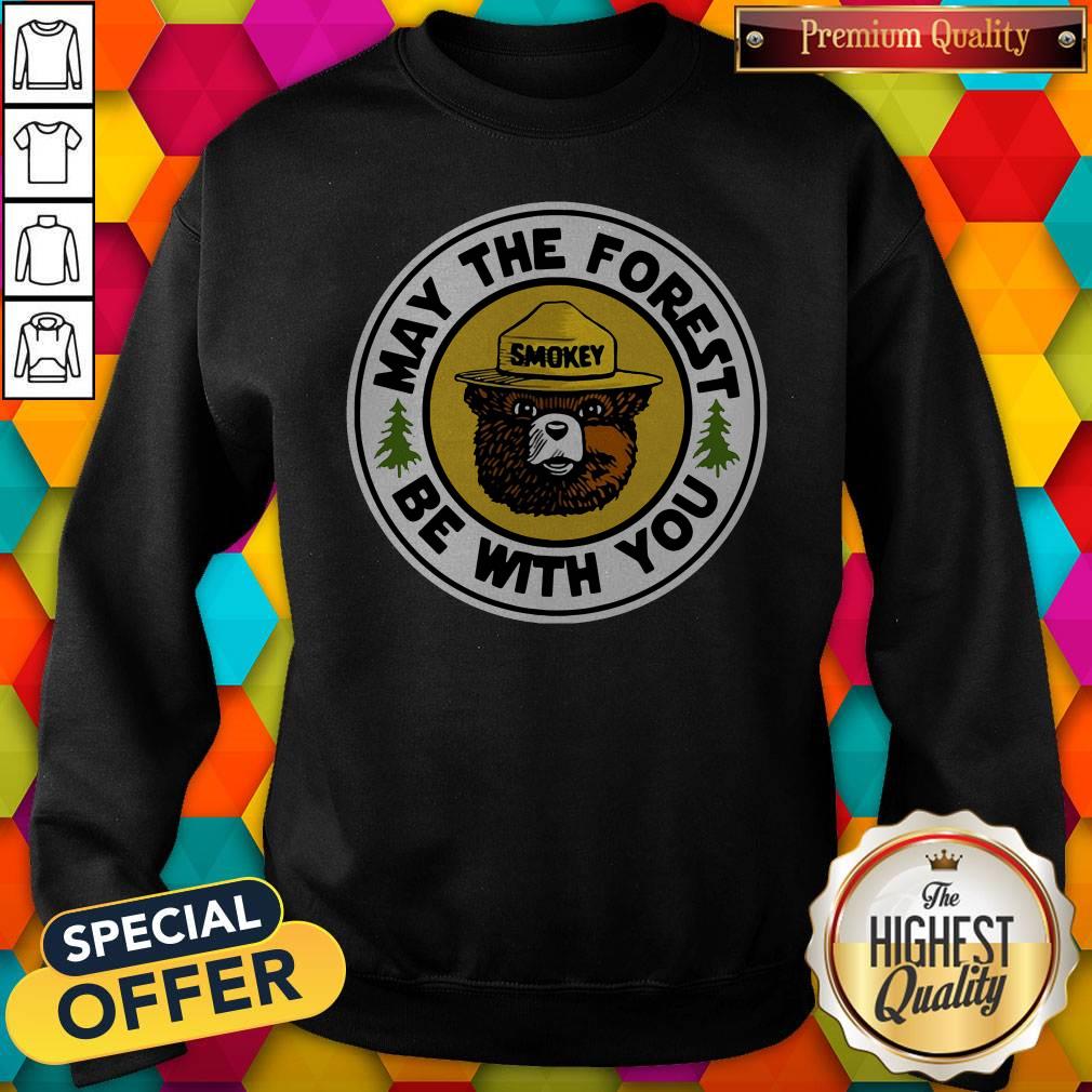 Cool Smokey Bear May The Forest Be With You Shirt
