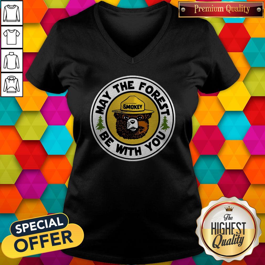 Cool Smokey Bear May The Forest Be With You Shirt