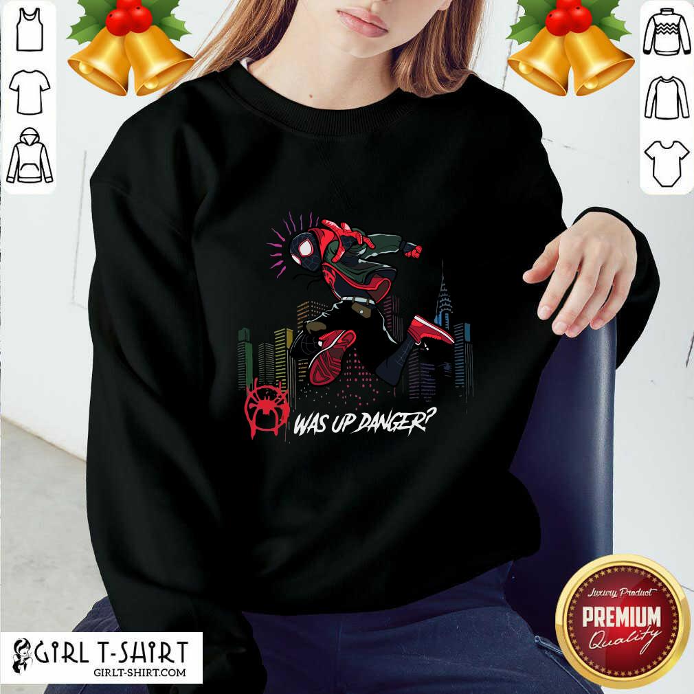 Cool Spider Man Miles Morales Was Up Danger Shirt