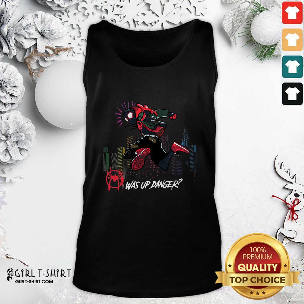 Cool Spider Man Miles Morales Was Up Danger Shirt