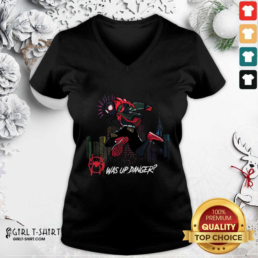 Cool Spider Man Miles Morales Was Up Danger Shirt