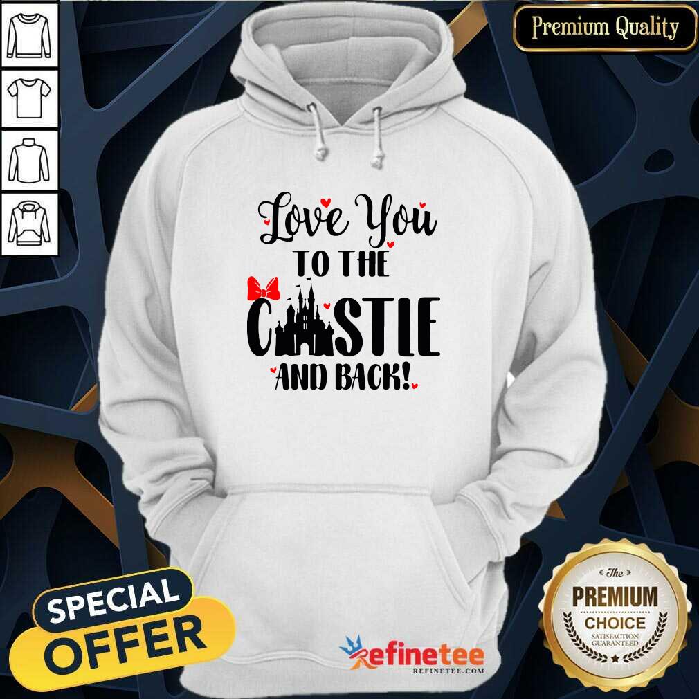 Cute Disney Love You To The Castle And Back Valentines Day Shirt