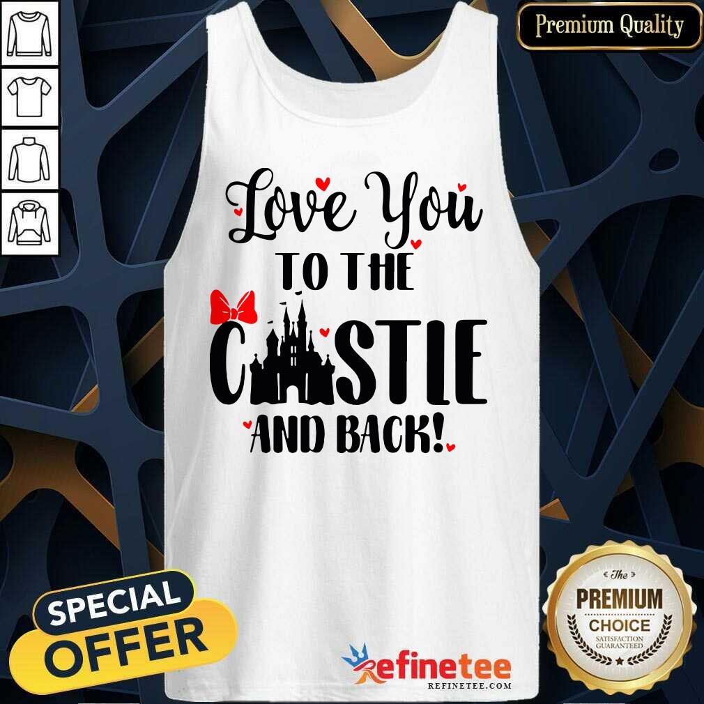 Cute Disney Love You To The Castle And Back Valentines Day Shirt