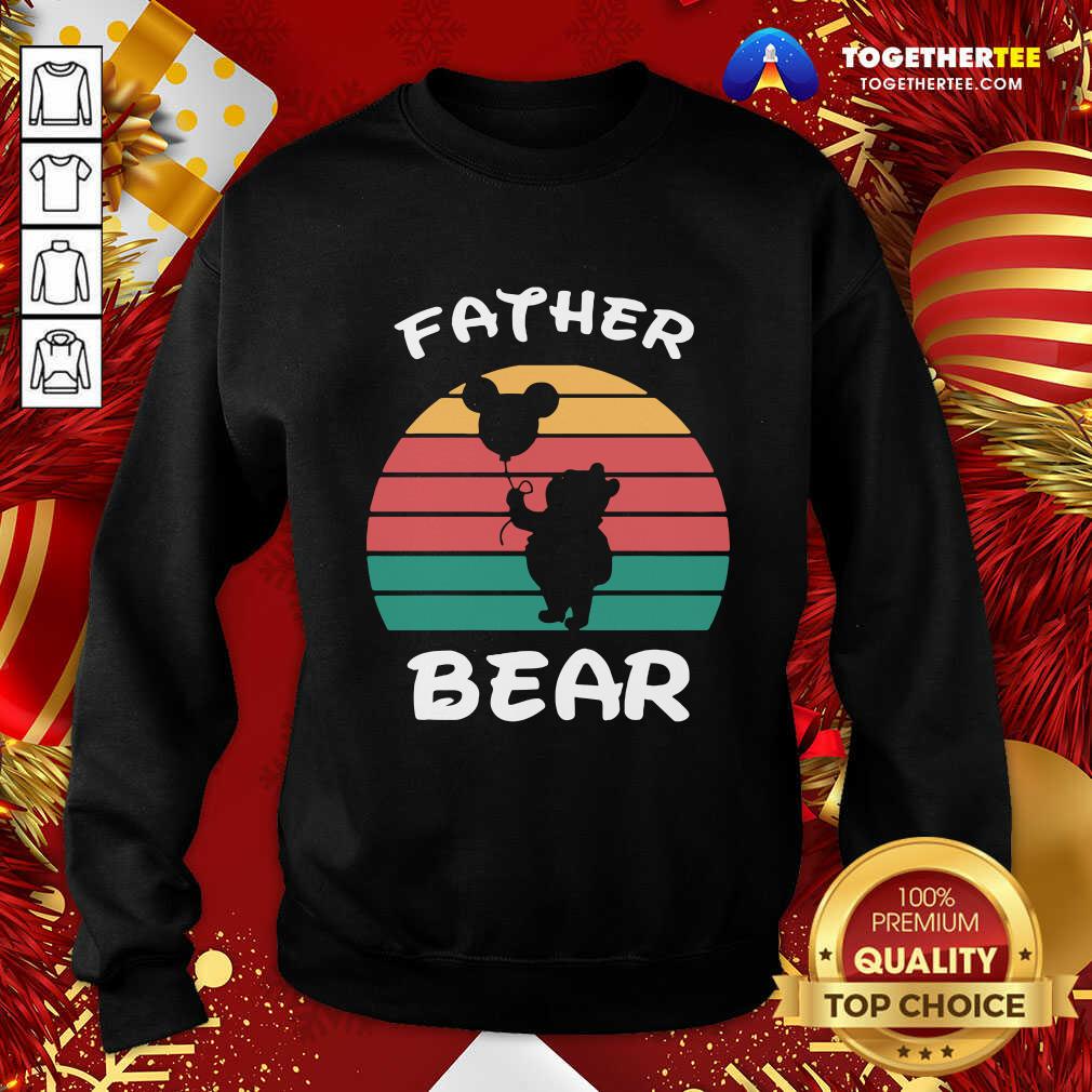 Cute Father Bear Disney Vintage Retro Shirt