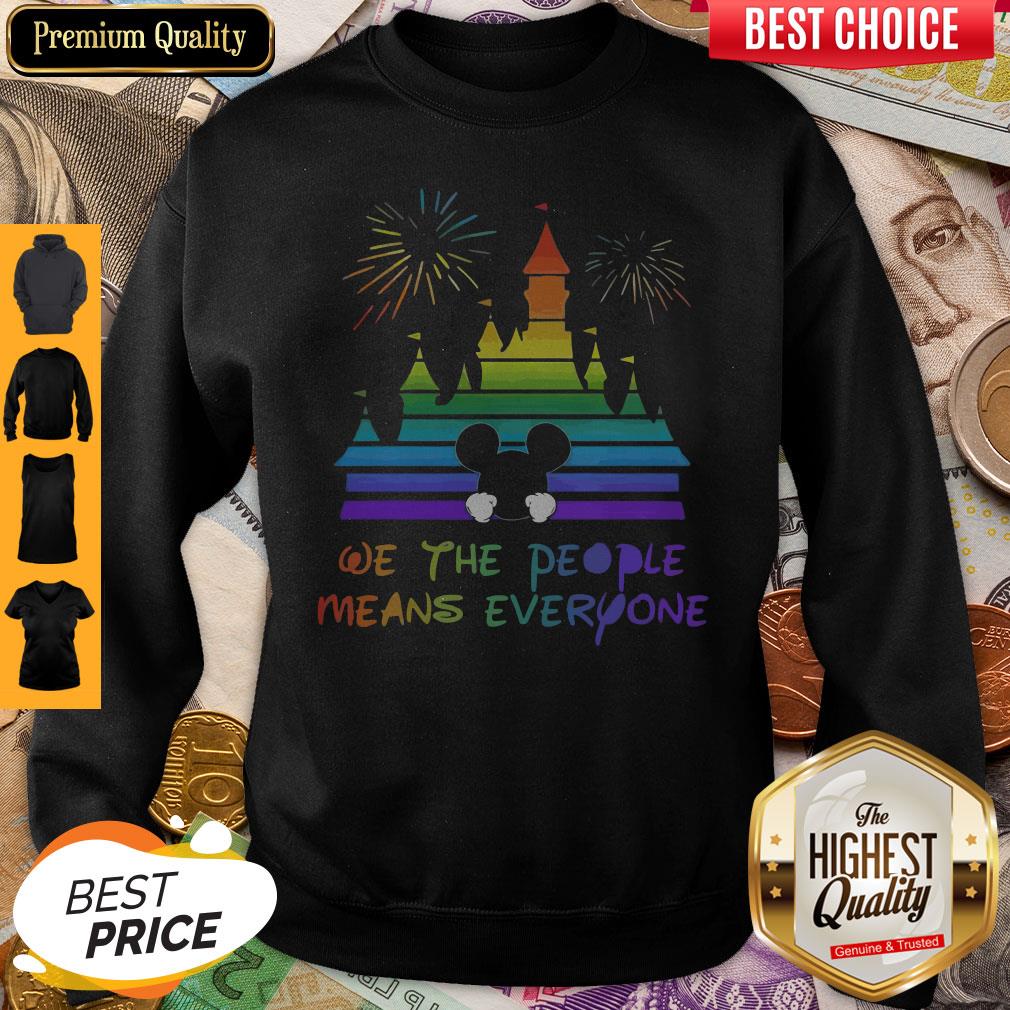 Cute Mickey Mouse Disney We The People Means Everyone Shirt