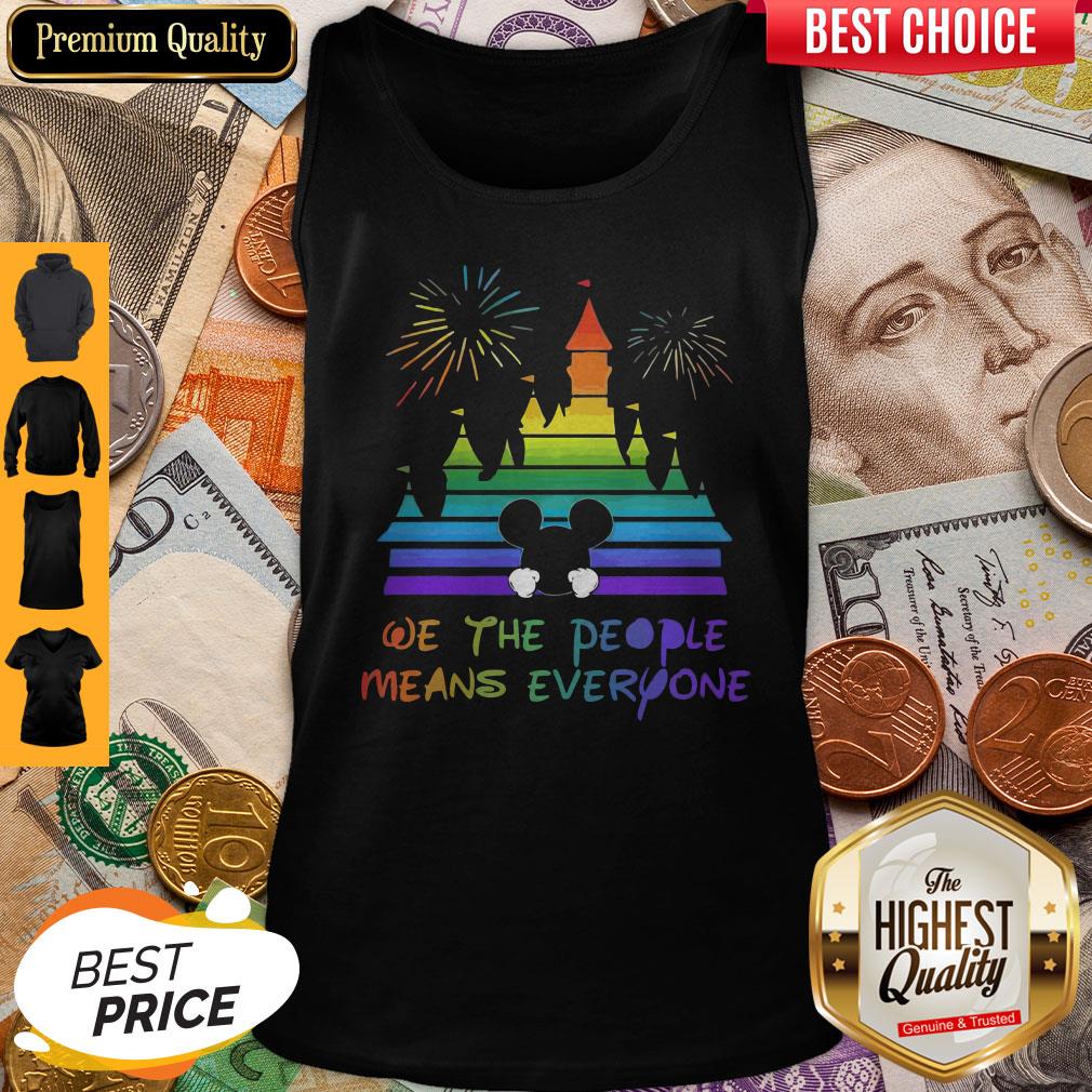 Cute Mickey Mouse Disney We The People Means Everyone Shirt