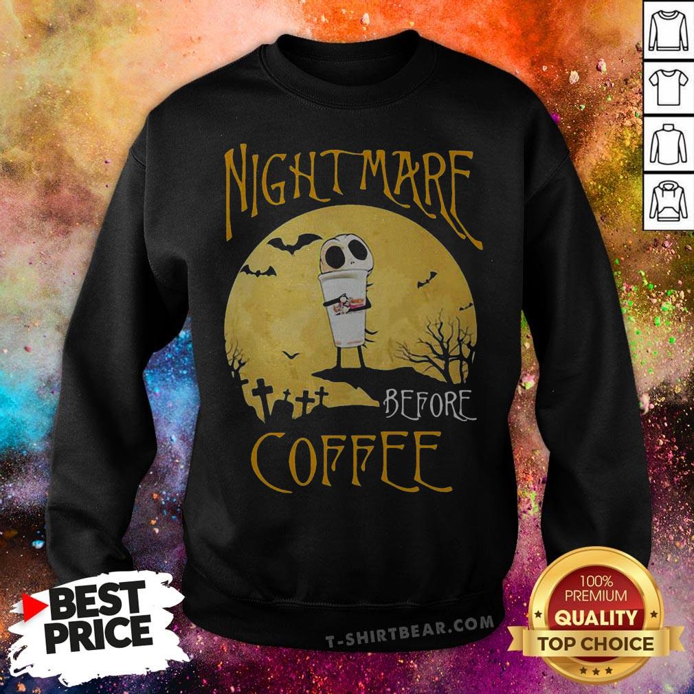 Cute Nightmare Before Dunkin Donuts Halloween Shirt