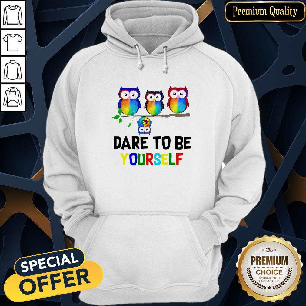 Cute Owls Dare To Be Yourself LGBT Shirt