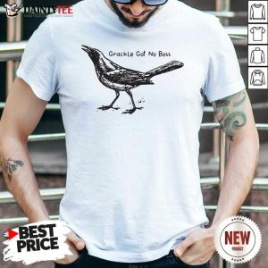 Awesome Bird Grackle Got No Boss Shirt