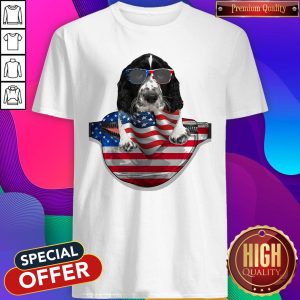 Pro Springer Spaniel Waist Pack Flag American Flag Independence Day Shirt