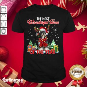 Top Tibetan Terrier The Most Wonderful Time Of The Year Ugly Christmas Shirt
